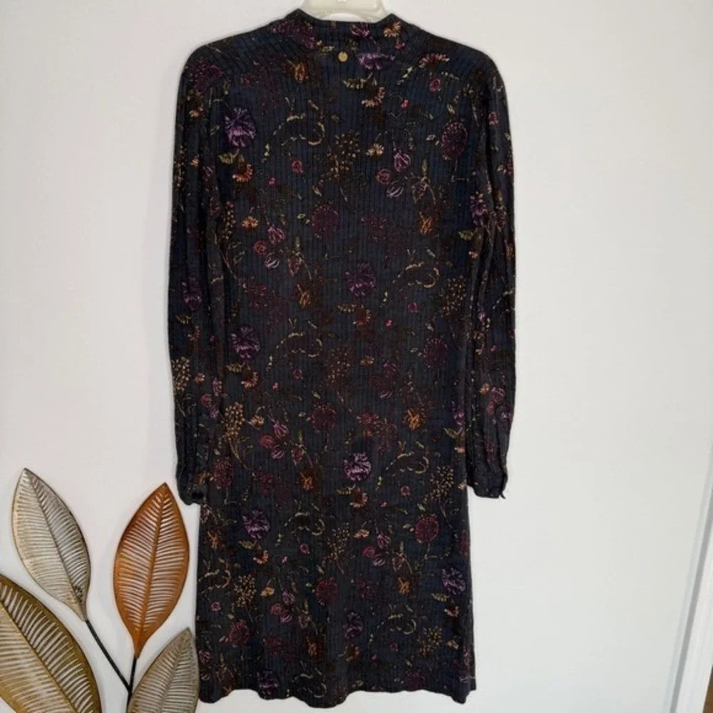 M23 Antik Batik Alina Black‎ Floral Midi Dress